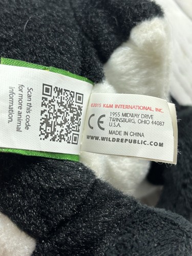 Wild Republic 11" Black Footed Penguin Plush Stuffed Animal 2015 Columbus Zoo OH - Foto 13 di 15