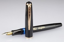 Ero "Major" Stilografica "Pistone Nib "F" Gold-Iridium Made in Germany 1970s