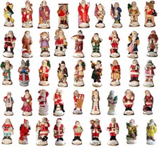 Lot of 30 Memories of Santa Collection Ornament/Figurines New In Box Don Warning