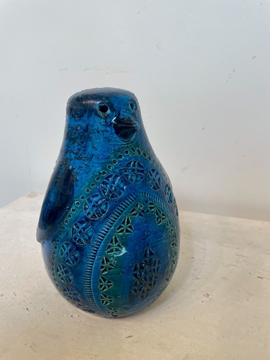 イタリア BITOSSI コレクション　ミッドセンチュリーデザイン Mid Century Modern Bitossi Rimini Blue Ceramic Ashtray Catchall