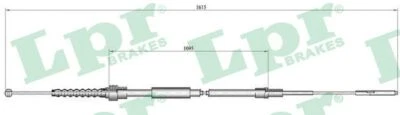 LPR C0942B Cable, parking brake for VW - Bild 1 von 3