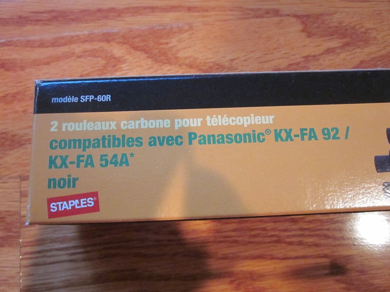 Staples Fax Ribbons (2 Pack)