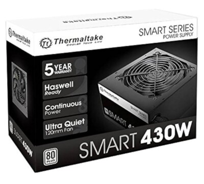 Thermaltake Smart 430W 80+ White Continuous Power ATX 12V V2.3/EPS 12V Active 