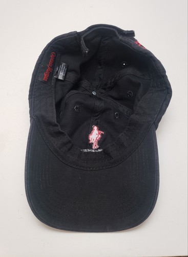 Mens Captain Morgan Black Red Lettering Adjustable Baseball Cap Hat One Size - Picture 5 of 5