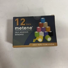 12PK Metene Self Adhesive Bandage 2 IN X 15 FT