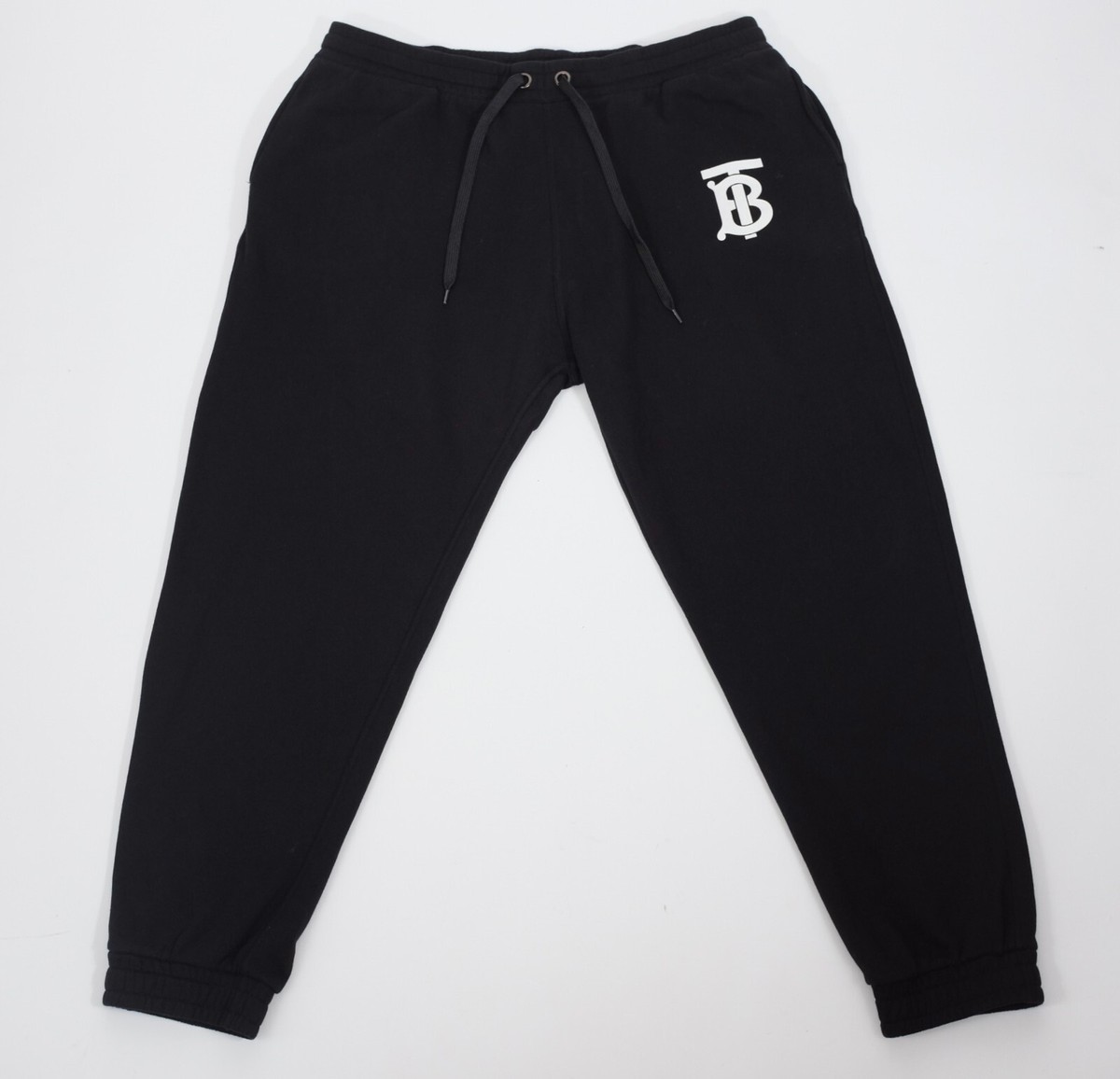 パンツ Burberry Black Cotton Joggers Burberry sz XXL sweatpants joggers black monogram excellent