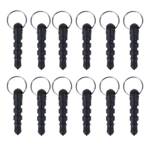 50pc 3.5mm Universal Black Phone Headphone Plug with Hole RingS-b JW - Zdjęcie 3 z 12