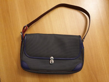 Borsa Piero Guidi in tessuto e pelle, tracolla, ottime condizioni