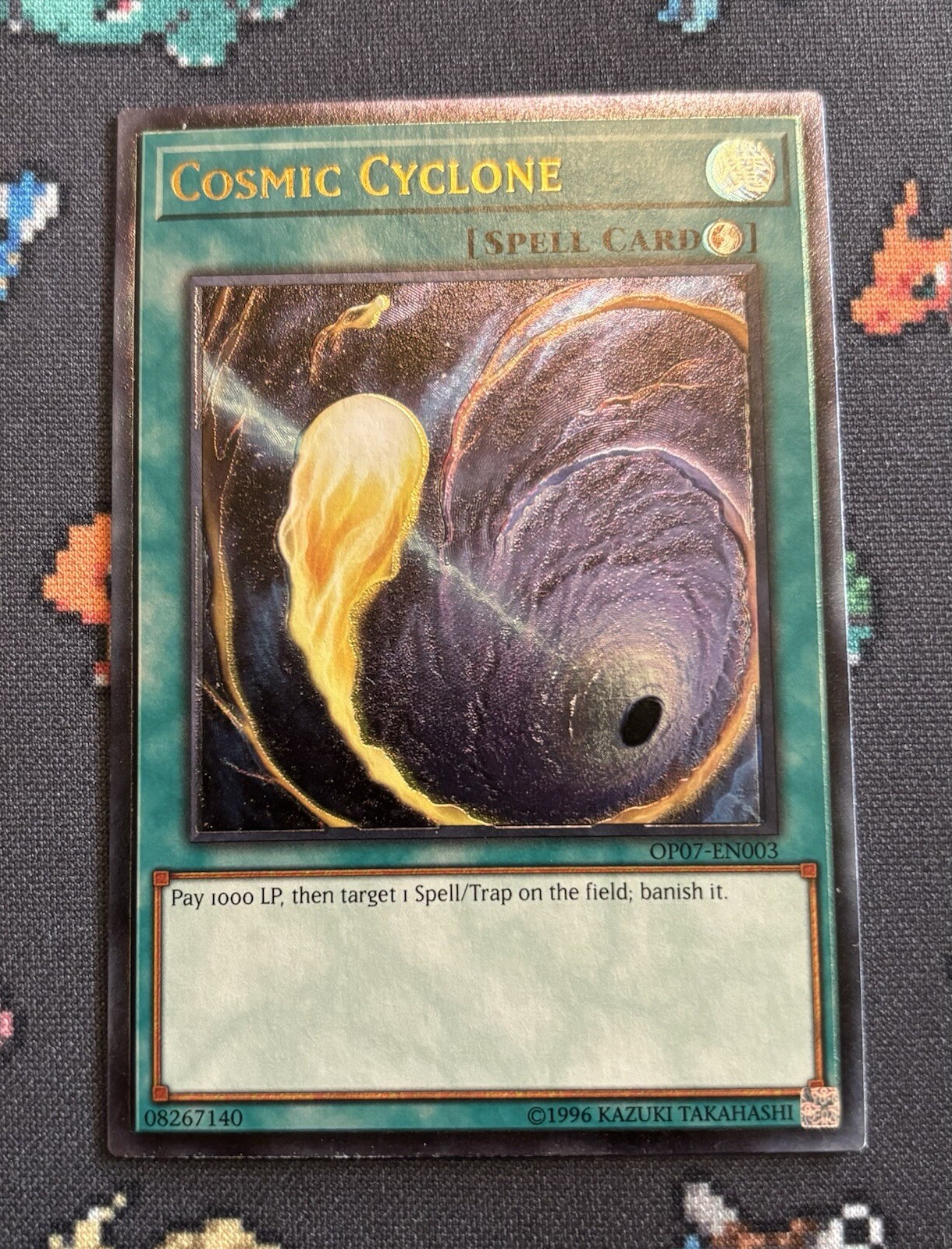 YuGiOh Cosmic Cyclone Ultimate Rare OTS7 OP07-EN003 Light Play Condition