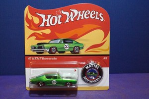 hot wheels 50th anniversary 67 hemi barracuda