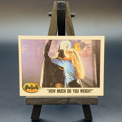 Topps 1989 Batman Movie How Much Do You Weigh? #82 Trading Card - Excellent