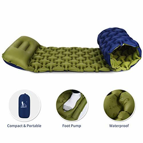RUNACC Camping Sleeping Pad Waterproof Fast Inflatable Mat Backpacking