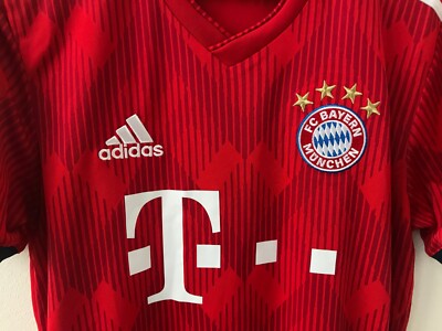 BAYERN MUNICH 2018/2019 HOME FOOTBALL SHIRT JERSEY CAMISETA ADIDAS