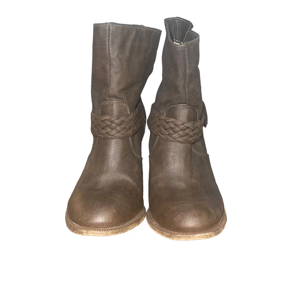 Botas de tornozelo femininas Tu Exploras Botines marrom tamanho 24,5 Mex (7,5 M) - Imagem 2 de 4