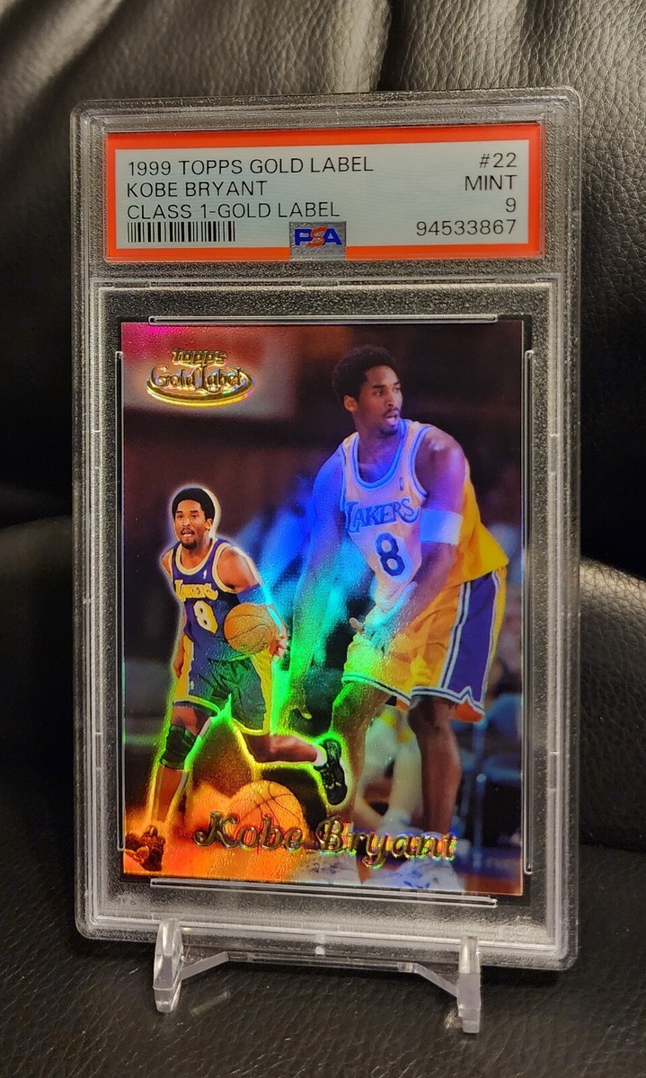 nba カード kobe bryant psa9  99シリーズ 1999 Topps Gold Label Class 1 - Kobe Bryant - #22 - PSA 9