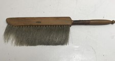 Vintage Horse Hair Drafting Brush Wood Handle 13 inch Long
