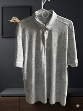 Tommy Bahama Men  s Polo  Size Large  Zinc Gray