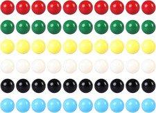 Game Replacement Marbles Balls,60Pcs 9/16Inch Acrylic Balls for Chinese Checkers
