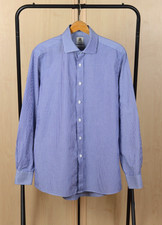 Bernard Weatherill of Savile Row Striped Long Sleeve Shirt Cutaway Collar