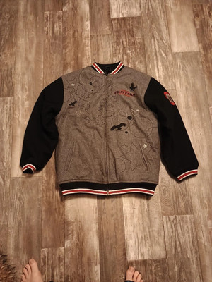 PHAT FARM  Rare Embroidered HIPHOP Baggy Varsity Heavy Jacket Size L