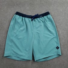Free Fly Shorts Mens Medium Green Performance Hybrid Stretch Pockets Casual