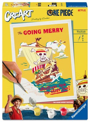 CreArt, Malen nach Zahlen Adults Trend One Piece - Das Piratenschiff Flying...