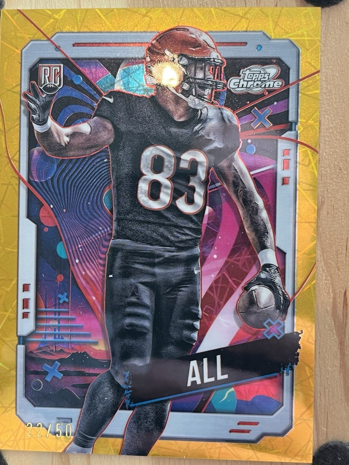 Erick All Topps Cosmic Chrome #121 Refractor