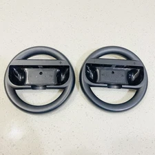 2X Official OEM Nintendo Switch Mario Kart Steering Wheel Black Model HAC-017