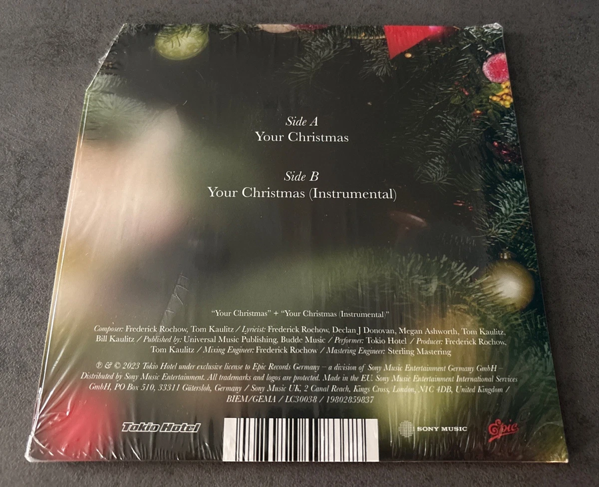 Tokio Hotel - „Your Christmas“ Limited Red 7" Vinyl
