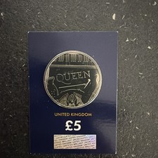 2020 Music Legends: Queen Five Pound Coin Uncirculated