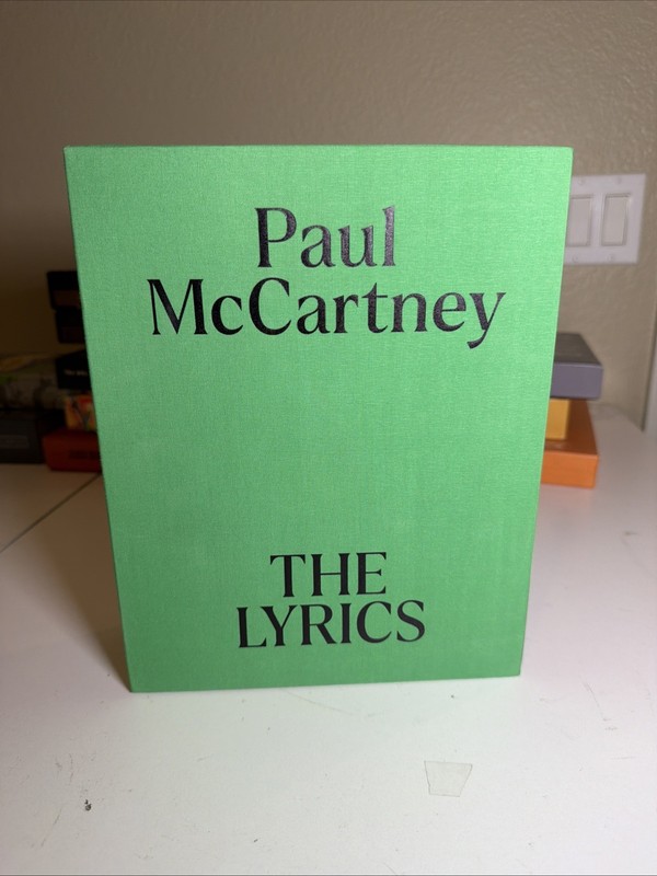 Paul McCartney, The Lyrics, 2 vol. Hardcover Boxed Set, 1st Edition 2021