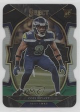 2022 Panini Select Concourse Black & Green Prizm Die-Cut Coby Bryant #3 06p8