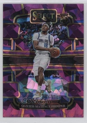 2023 Panini Select Purple Cracked Ice Prizm 62/99 Olivier-Maxence Prosper 1p76