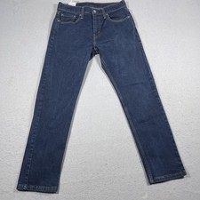 Levis 502 Jeans Mens 29x30 Blue Denim Taper Stretch 502 Regular Fit Mid Rise