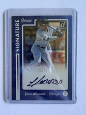 2017 Panini Donruss - Signature Series Yoan Moncada #SS-YM Blue /199 (AU, RC)