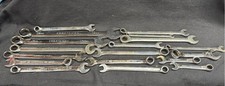Lot Of 18 Craftsman Various Combination Wrenches Sae Metric Full Polish
