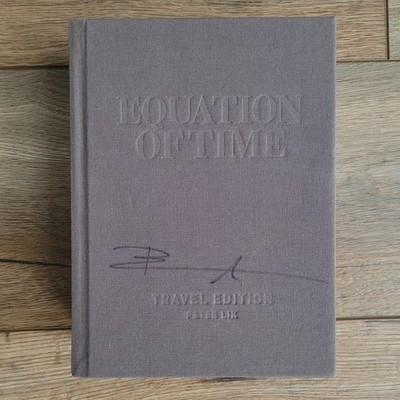 Signed Peter Lik The Equation of Time TRAVEL EDITION Hardcover Photography Book