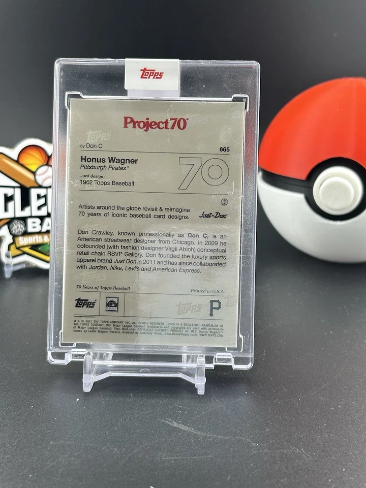 Honus Wagner 2021 Topps Project 70 Baseball #665 (CBMH) - Image 2 of 2