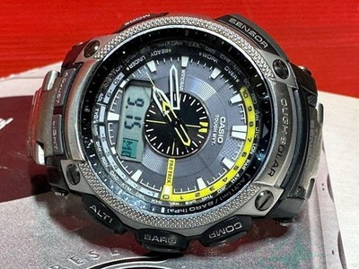CASIO Protrek PRW-5000T-7JF Men's Watch Analog & Digital Solar Silver