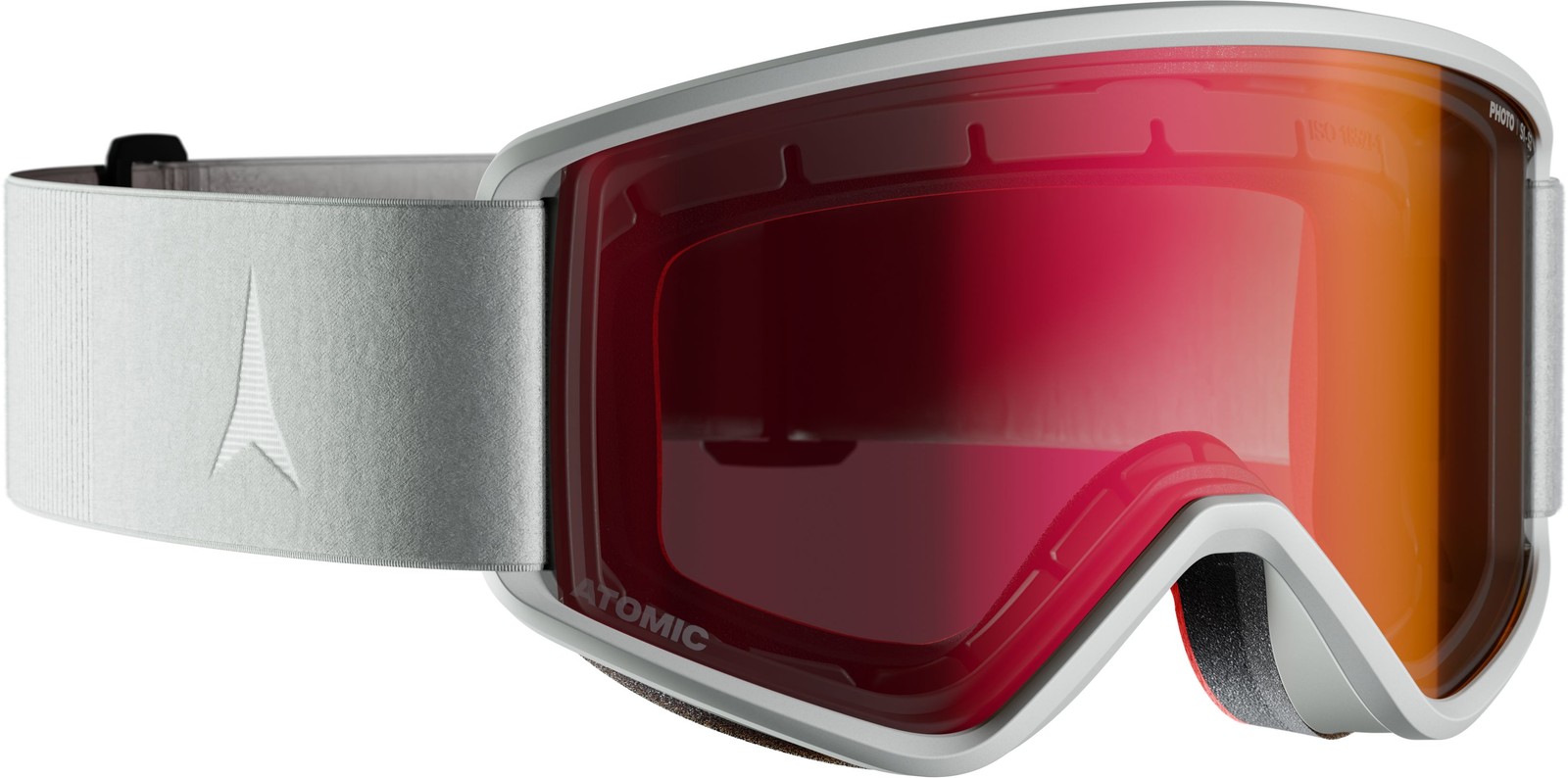 Atomic Savor Snow Goggles, Light Grey Frame, Photo Red Lens, Large | eBay