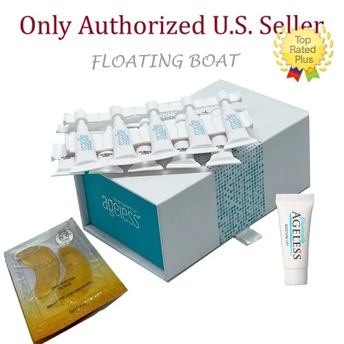 Instantly Ageless Facelift, wrinkle remover, 25 Vials in a Box W/ Snail mask
