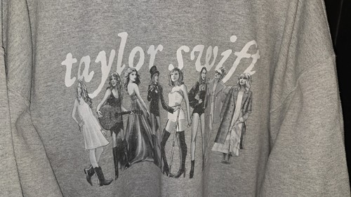 Felpa Taylor Swift Folklore Eras grigia XxL - Foto 3 di 5