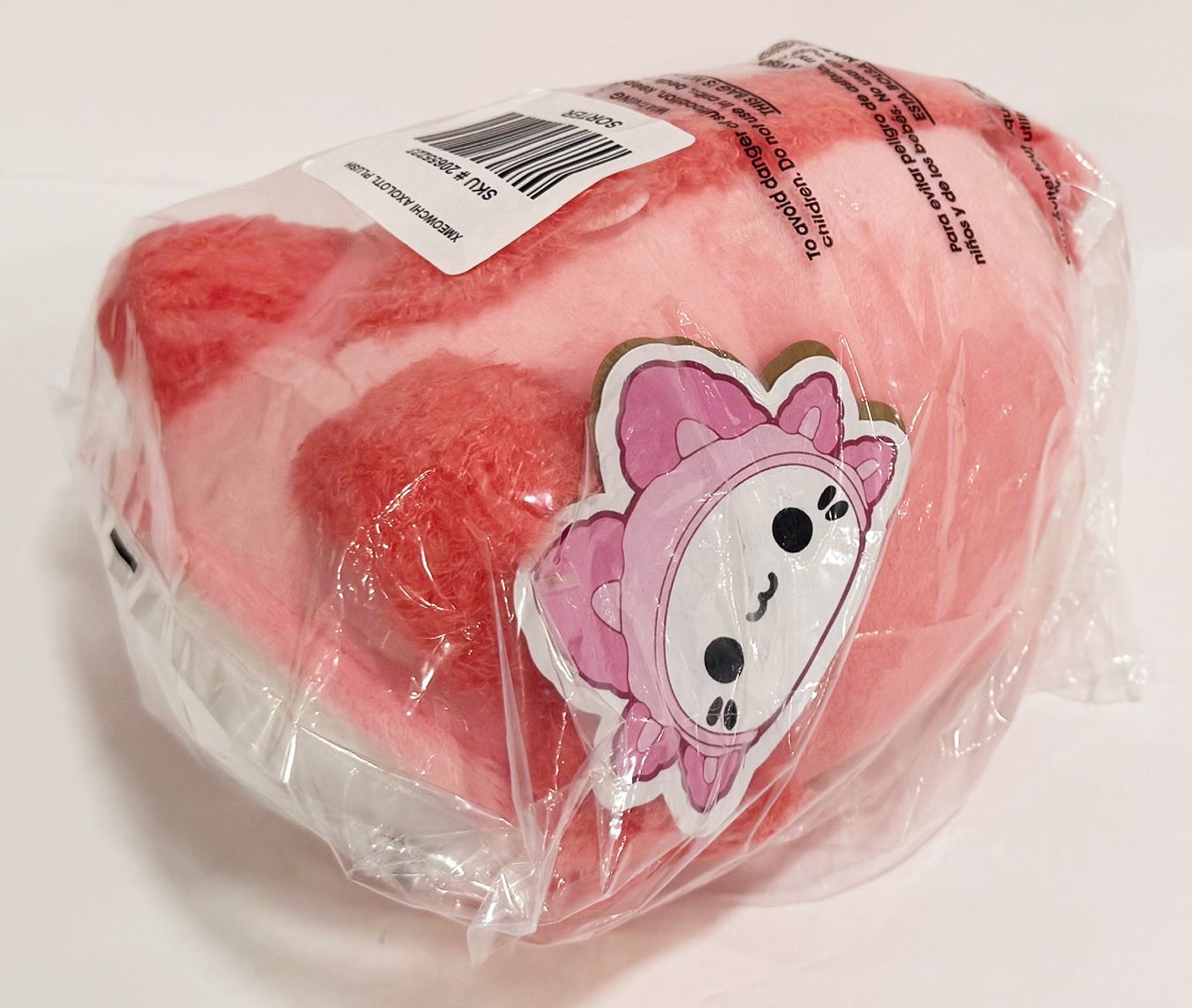 Tasty Peach Axolotl Meowchi Plush Hot Topic Exclusive Stuffed Cat Plushie - NEW