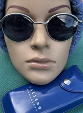 ROLLING occhiali da sole 674 col 579 RARE VINTAGE 90s Handmade ITALY Case Round