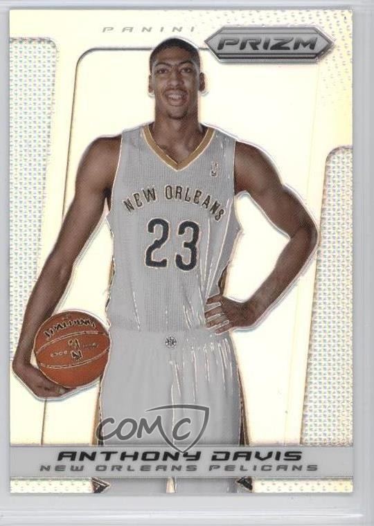 2013-14 Panini Prizm Silver Prizm Anthony Davis #4 f1p