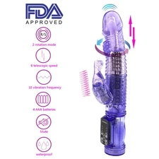 Rabbit Vibrator Sex Toys for Women Dildo G Spot Stimulator Multispeed Massager