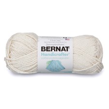 Bernat Handicrafter Cotton Yarn Off White 100 Cotton Worsted 80 Yds
