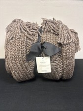 Oversized Cozy Knit Throw Blanket Brown - Hearth Hand with Magnolia