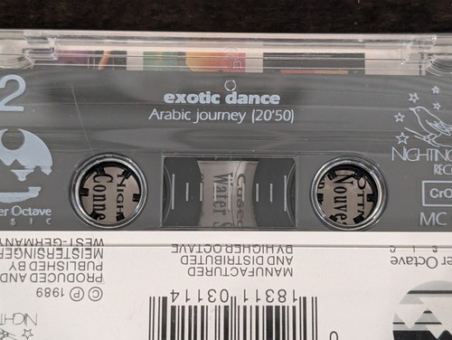 1989 Anugama & Sebastiano Exotic Dance CASSETTE - Picture 3 of 3