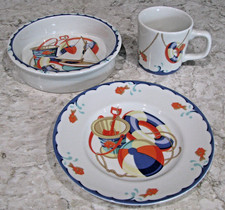 Tiffany Seashore, Tiffany  Co. Nautical Theme Set of Dishes, Plate, Bowl  Cup